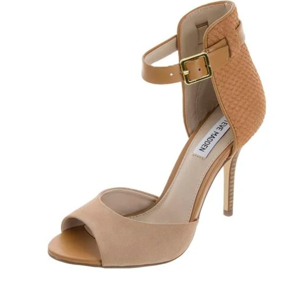 Steve Madden Women's Camel Heeled Sandal Size 7